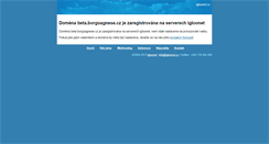 Desktop Screenshot of beta.borgoagnese.cz